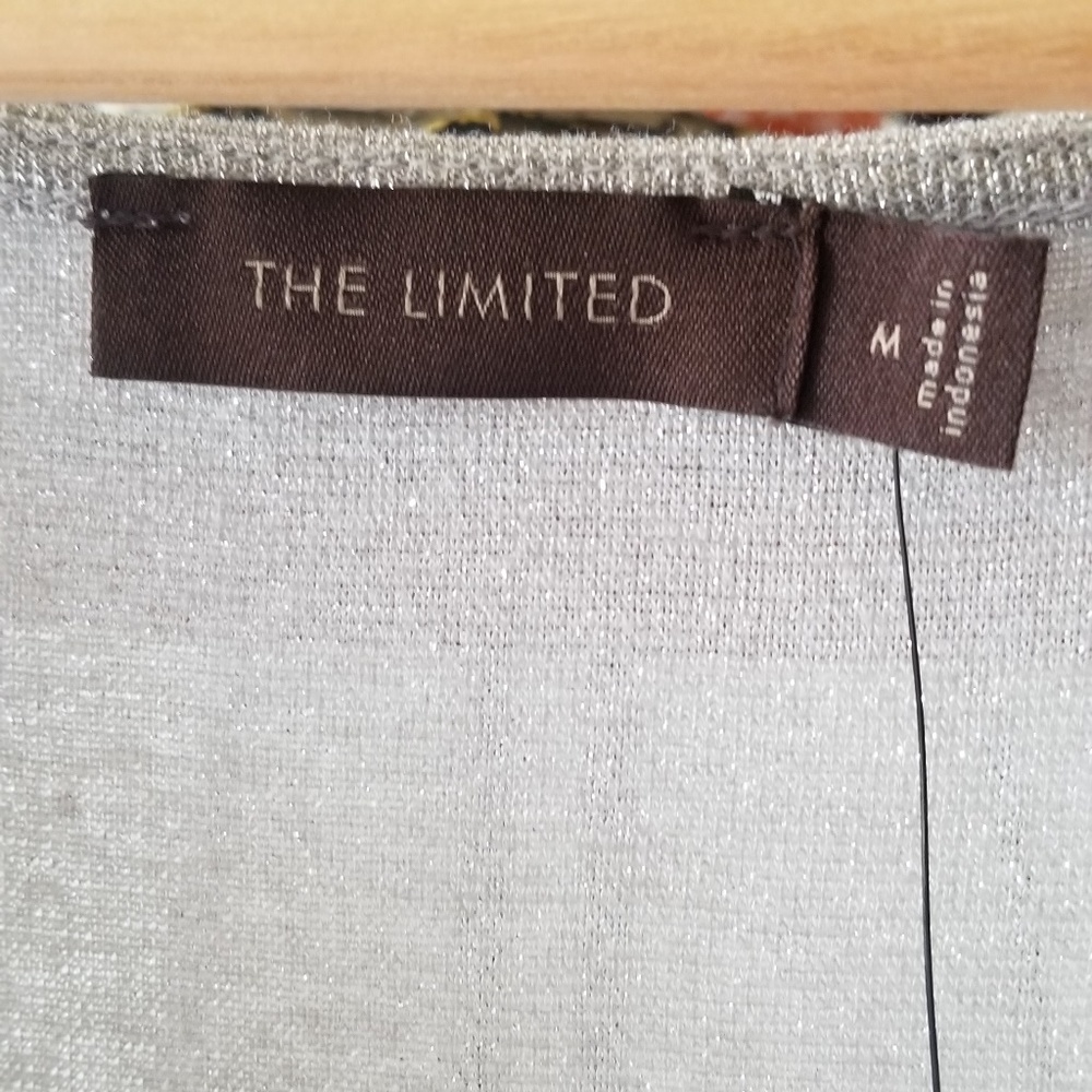 The Limited Woma's Gray Shirt-Top Size M - Picture 3 of 6